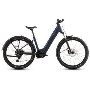 CUBE Bicicleta Eléctrica de Montaña - REACTION HYBRID Performance 600 FE - Easy Entry - 2026 - plumgrey / black