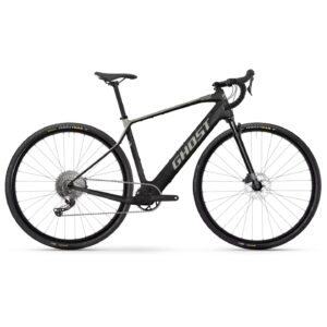 Ghost PATH ASKET ADVANCED - Bicicleta Eléctrica Gravel Carbono - 2025 - uni carbon / pearl warm grey - glossy - L