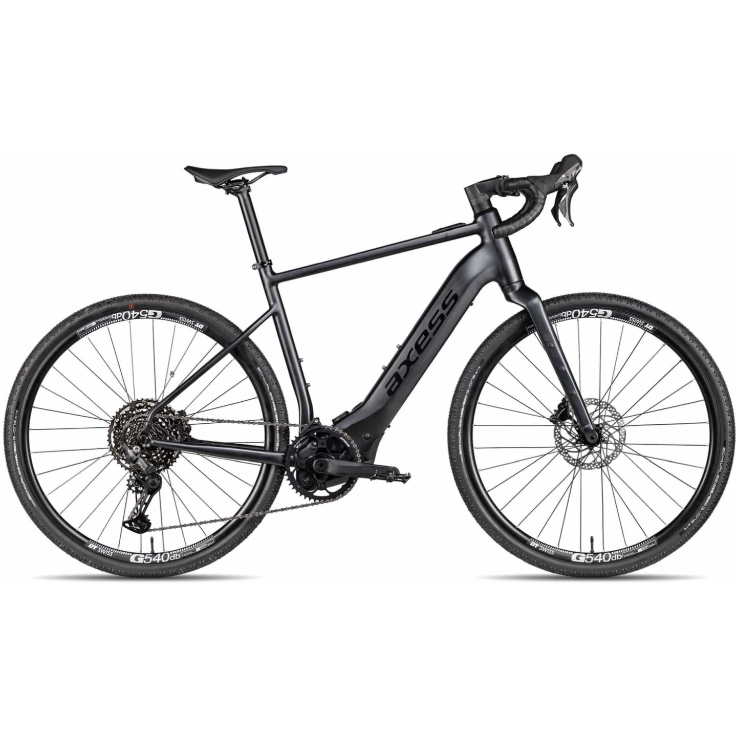 Axess CREED ESX - Bicicleta gravel eléctrica - 2026 - anodized black