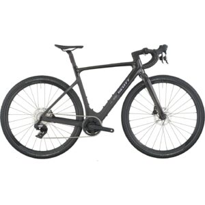 SCOTT Bicicleta Eléctrica Gravel Carbono - SOLACE GRAVEL 30 - 2026 - carbon black - M